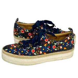 Jack Rogers Mia Floral Print Platform Espadrille Sneakers